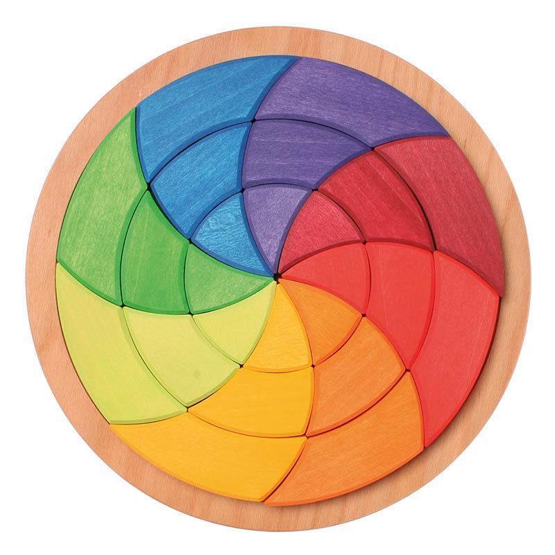 Grimm's Goethe's colour circle - large-blocks & building sets-Fire the Imagination-Dilly Dally Kids