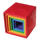 Grimm's large rainbow stacking boxes-blocks & building sets-Fire the Imagination-Dilly Dally Kids