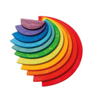 Grimm's large semi circles - rainbow-blocks & building sets-Fire the Imagination-Dilly Dally Kids