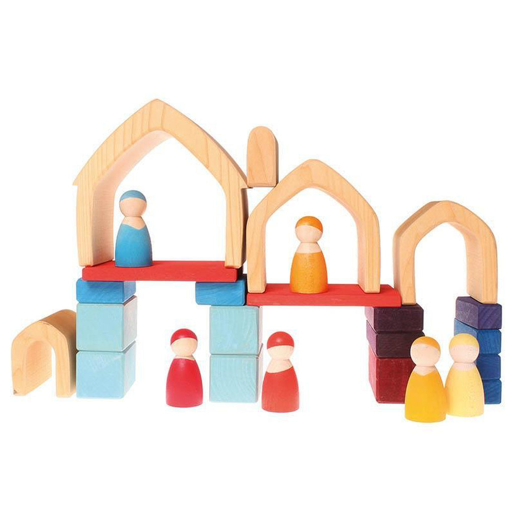 Grimm's natural house-blocks & building sets-Fire the Imagination-Dilly Dally Kids