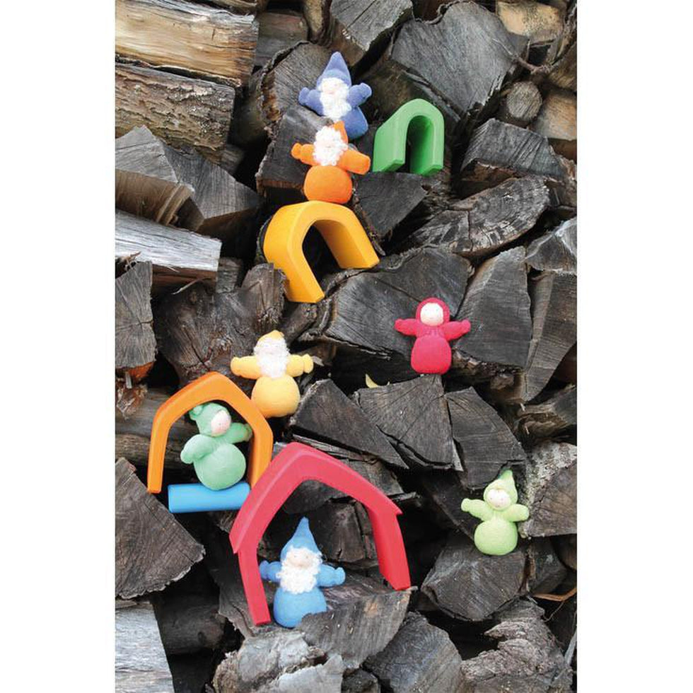 Grimm's little houses block set Dilly Dally Kids