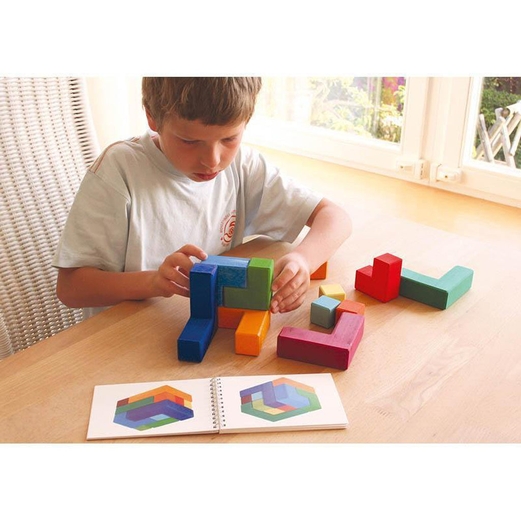 Grimm's square puzzle - large-blocks & building sets-Fire the Imagination-Dilly Dally Kids