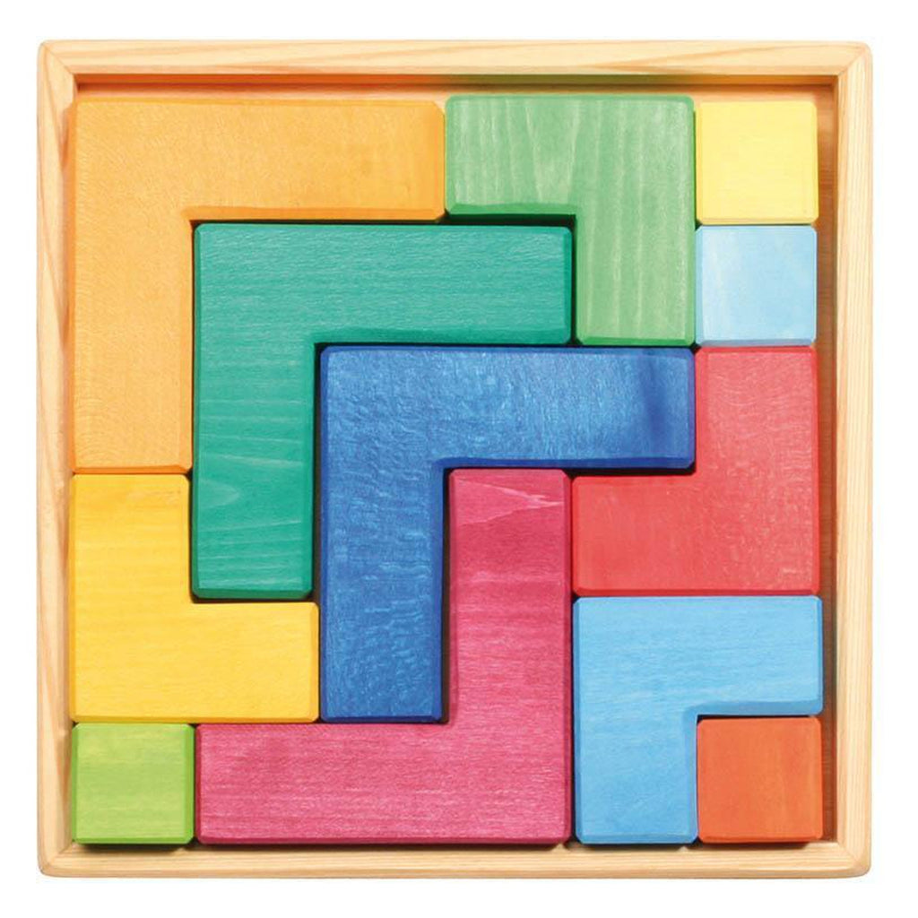 Grimm's square puzzle - large-blocks & building sets-Fire the Imagination-Dilly Dally Kids