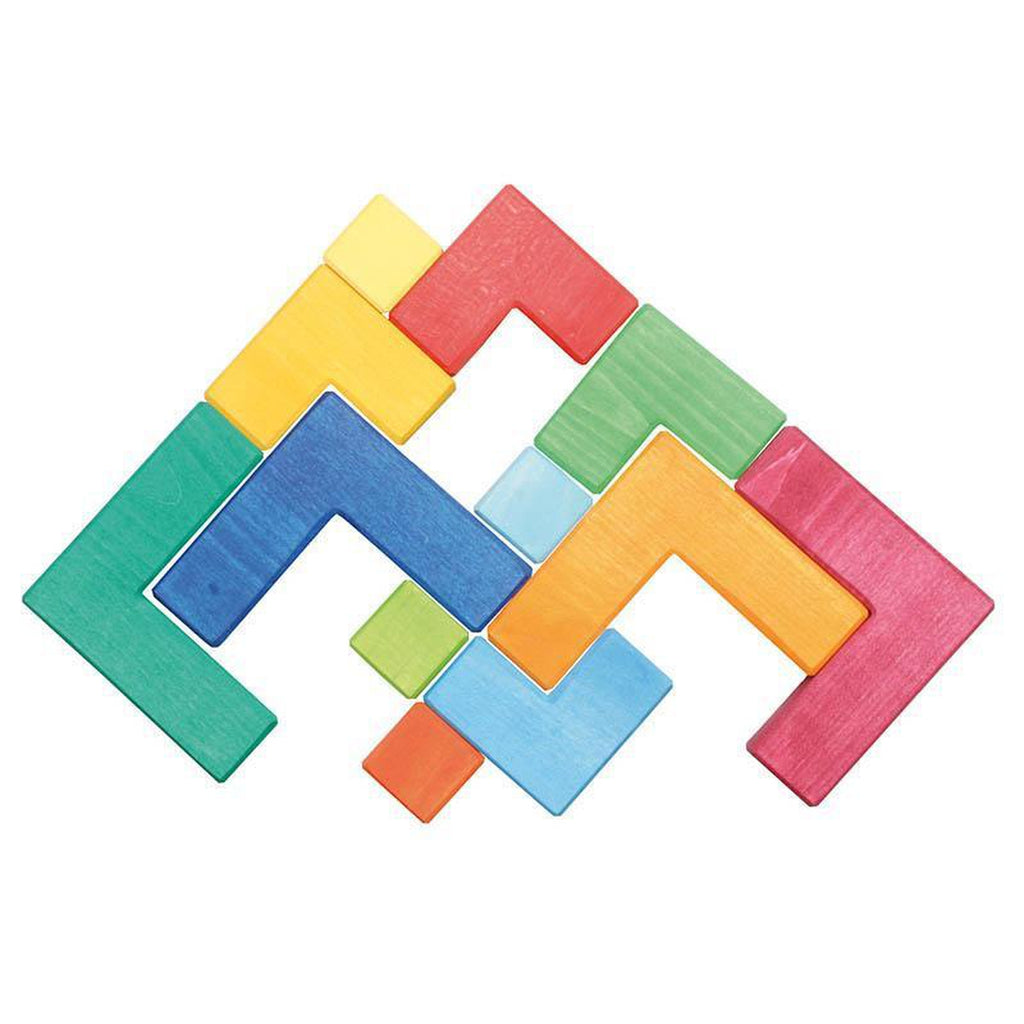 Grimm's square puzzle - large-blocks & building sets-Fire the Imagination-Dilly Dally Kids