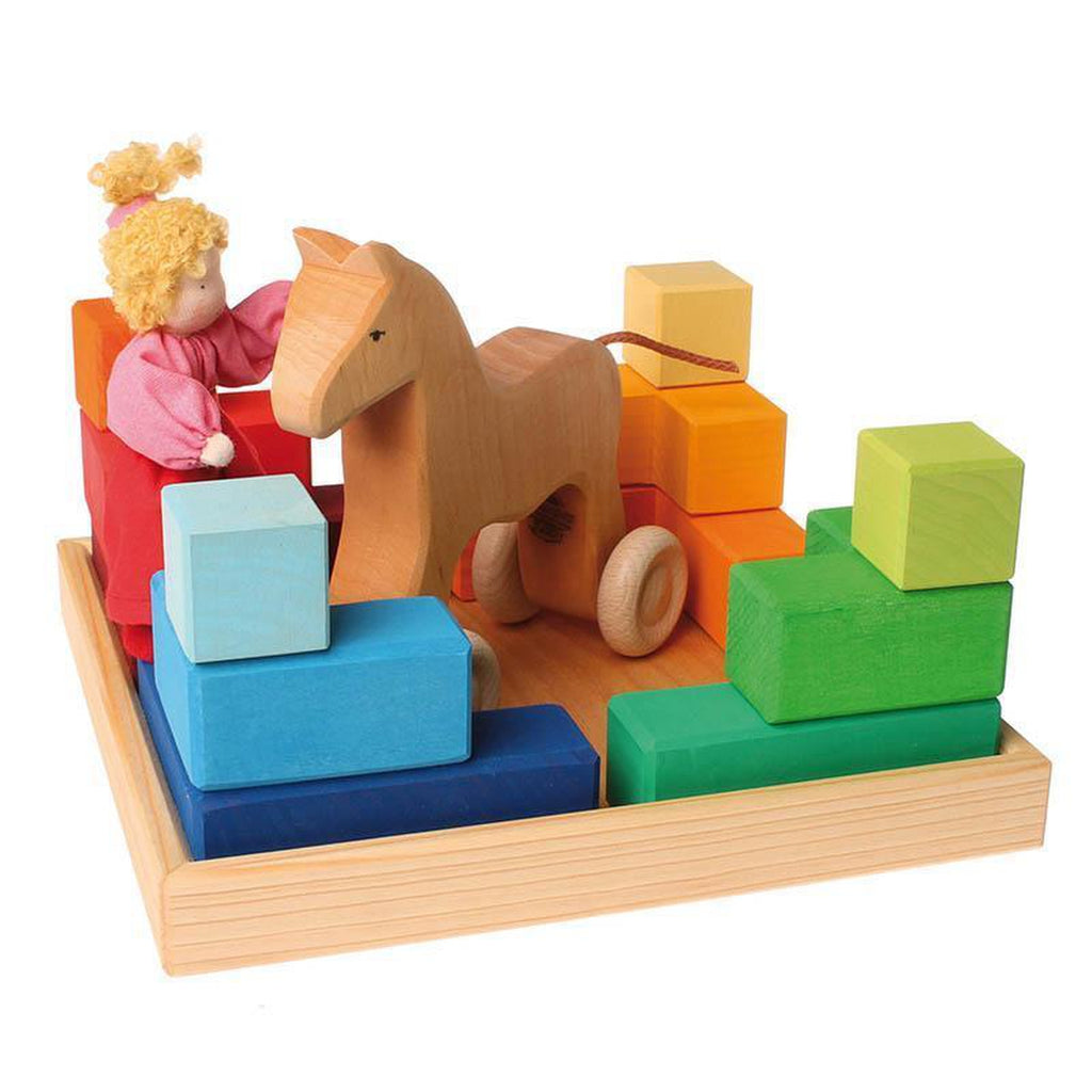 Grimm's square puzzle - large-blocks & building sets-Fire the Imagination-Dilly Dally Kids