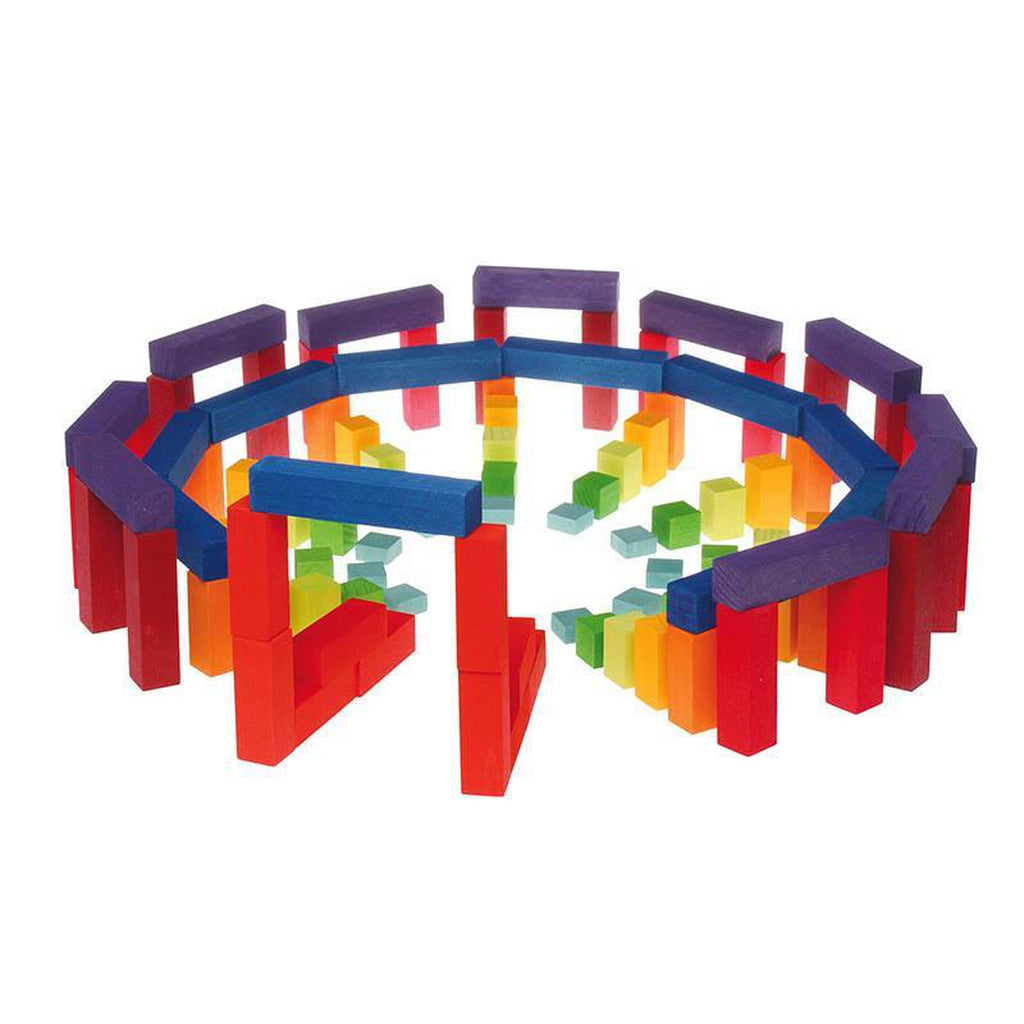Grimm's stepped counting blocks 2cm-blocks & building sets-Fire the Imagination-Dilly Dally Kids