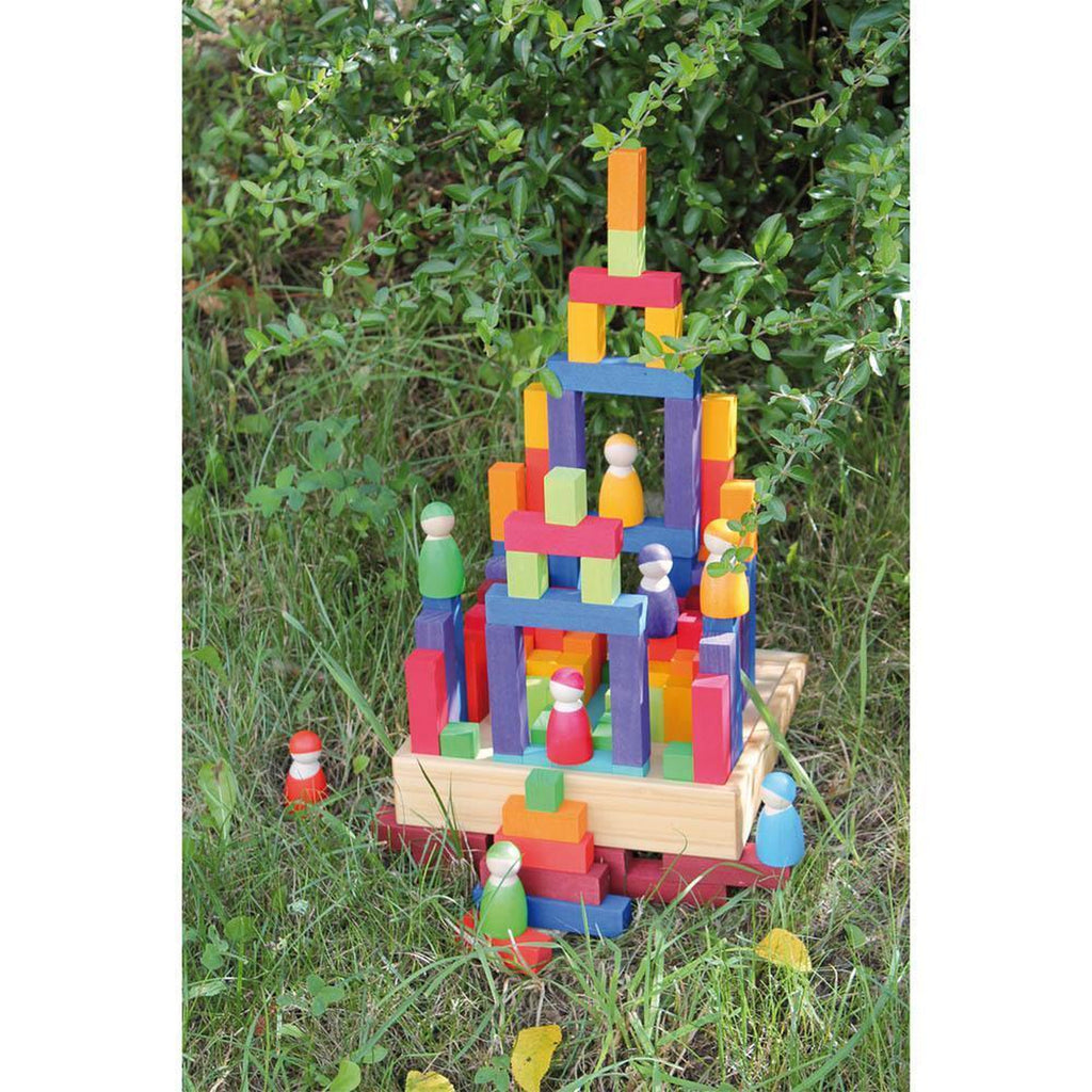 Grimm's stepped counting blocks 2cm-blocks & building sets-Fire the Imagination-Dilly Dally Kids