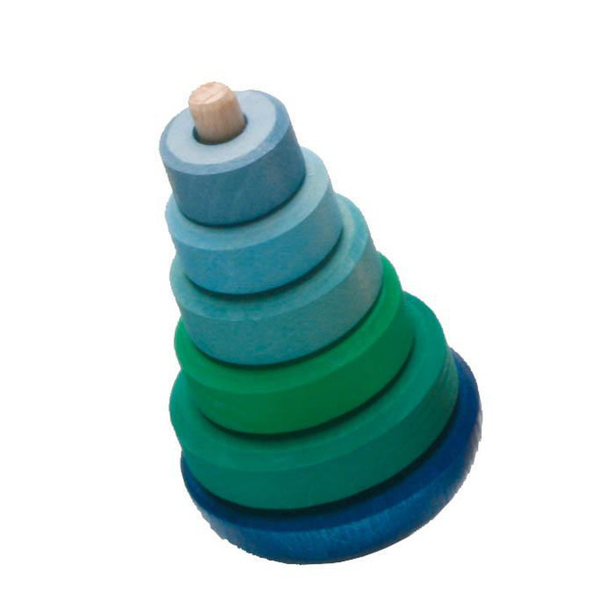 Grimm's wobbly blue stacking tower-baby-Fire the Imagination-Dilly Dally Kids