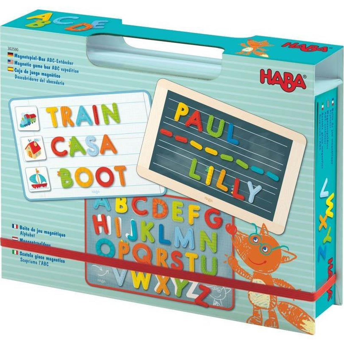 Haba magnetic game box - ABC expedition-arts & crafts-Haba-Dilly Dally Kids