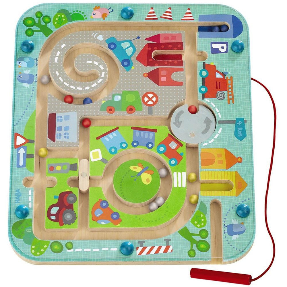 Haba magnetic game - town maze-baby-Haba-Dilly Dally Kids