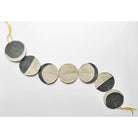 handmade felt moon phases garland - grey-decor-Emerald and Ginger-Dilly Dally Kids