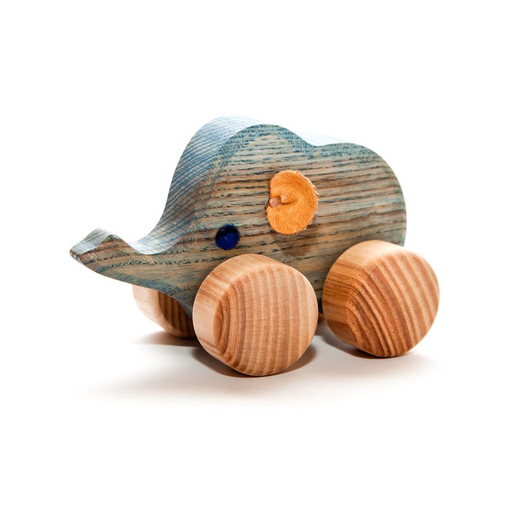heirloom small elephant-toddler vehicles-Wooden Frog-Dilly Dally Kids