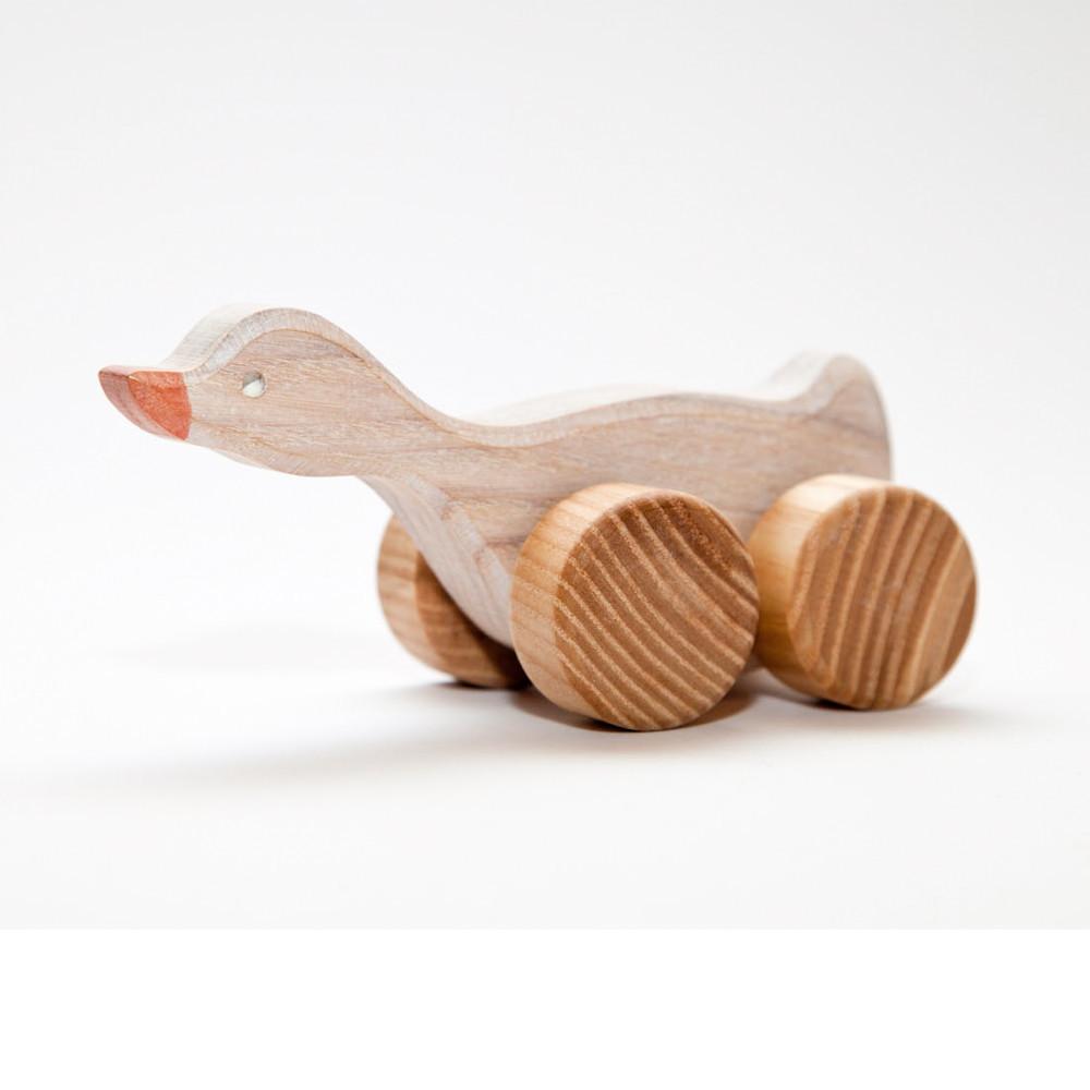 heirloom small goose-toddler vehicles-Wooden Frog-Dilly Dally Kids