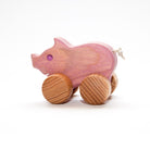 heirloom small piglet-toddler vehicles-Wooden Frog-Dilly Dally Kids