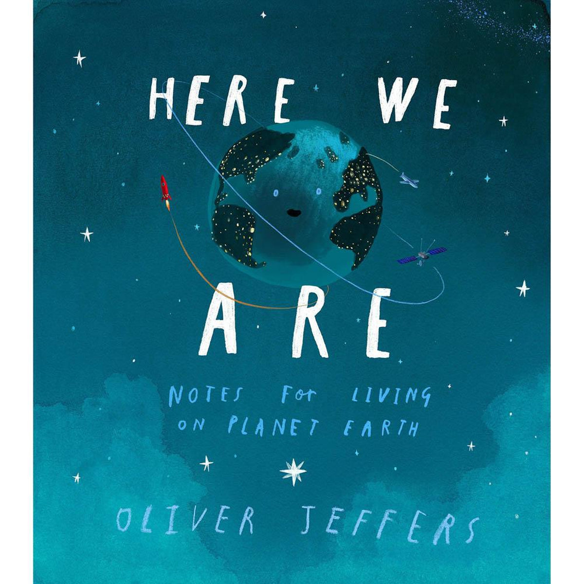 here we are: notes for living on planet earth by Oliver Jeffers-books-Harper Collins-Dilly Dally Kids