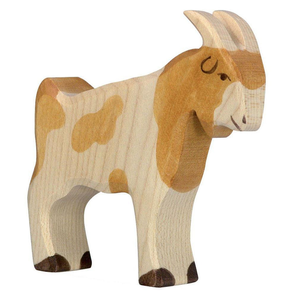 wooden billy goat-people, animals & lands-Holztiger-Dilly Dally Kids
