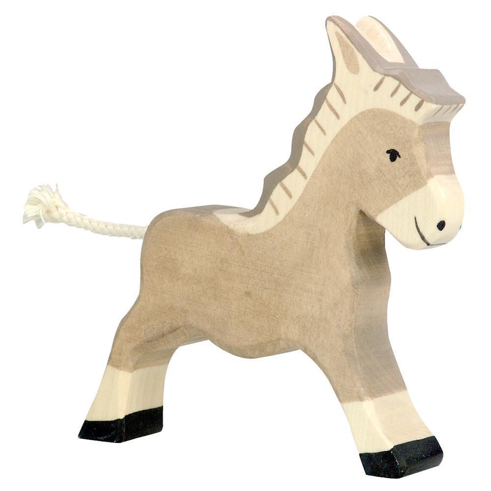 wooden donkey-people, animals & lands-Holztiger-Dilly Dally Kids