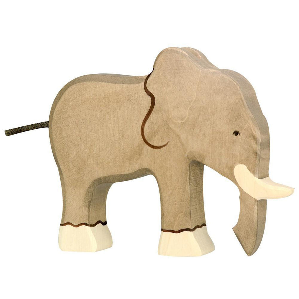 wooden elephant-people, animals & lands-Holztiger-Dilly Dally Kids