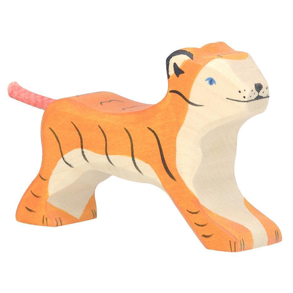 wooden tiger baby-figures-Holztiger-Dilly Dally Kids