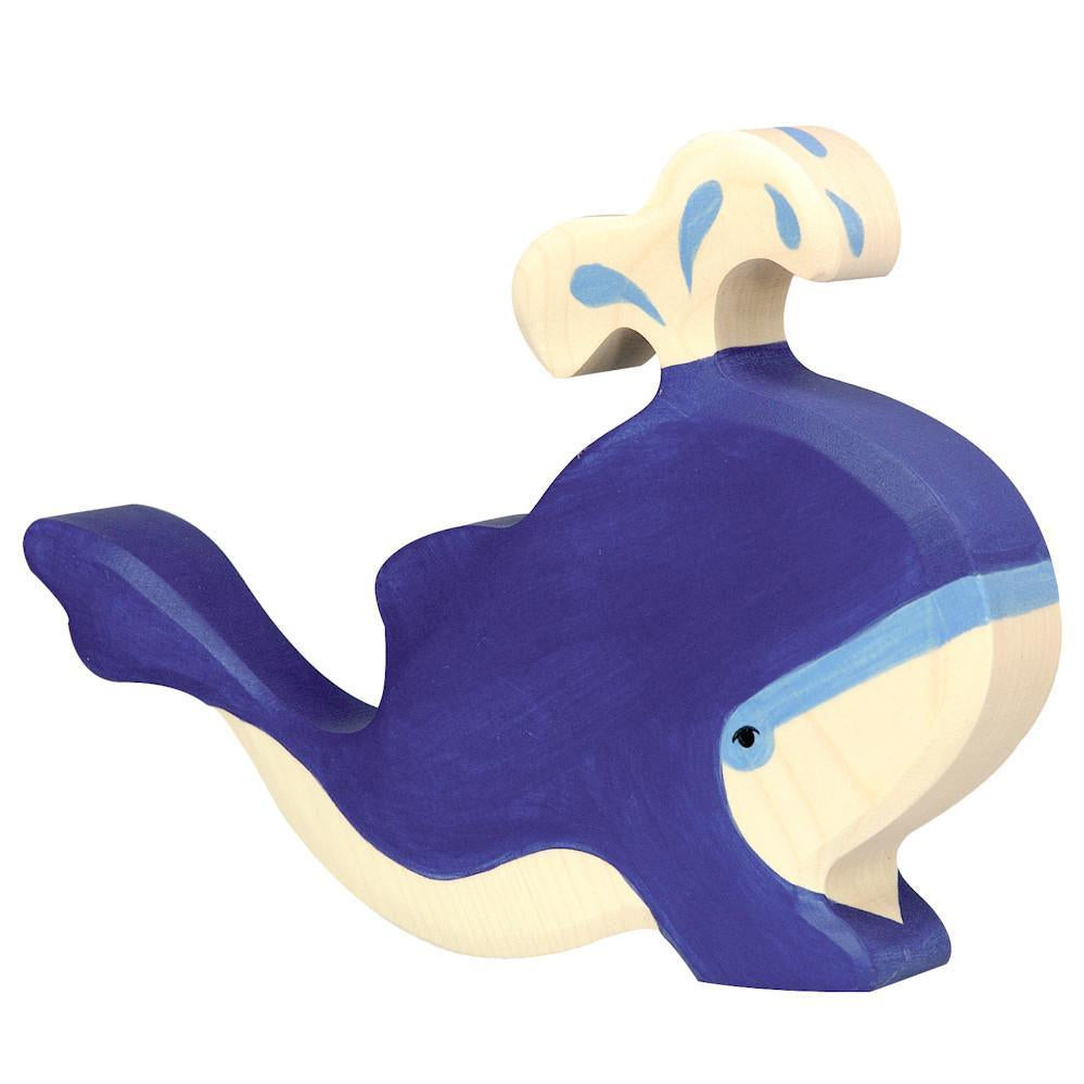 wooden blue whale-figures-Holztiger-Dilly Dally Kids