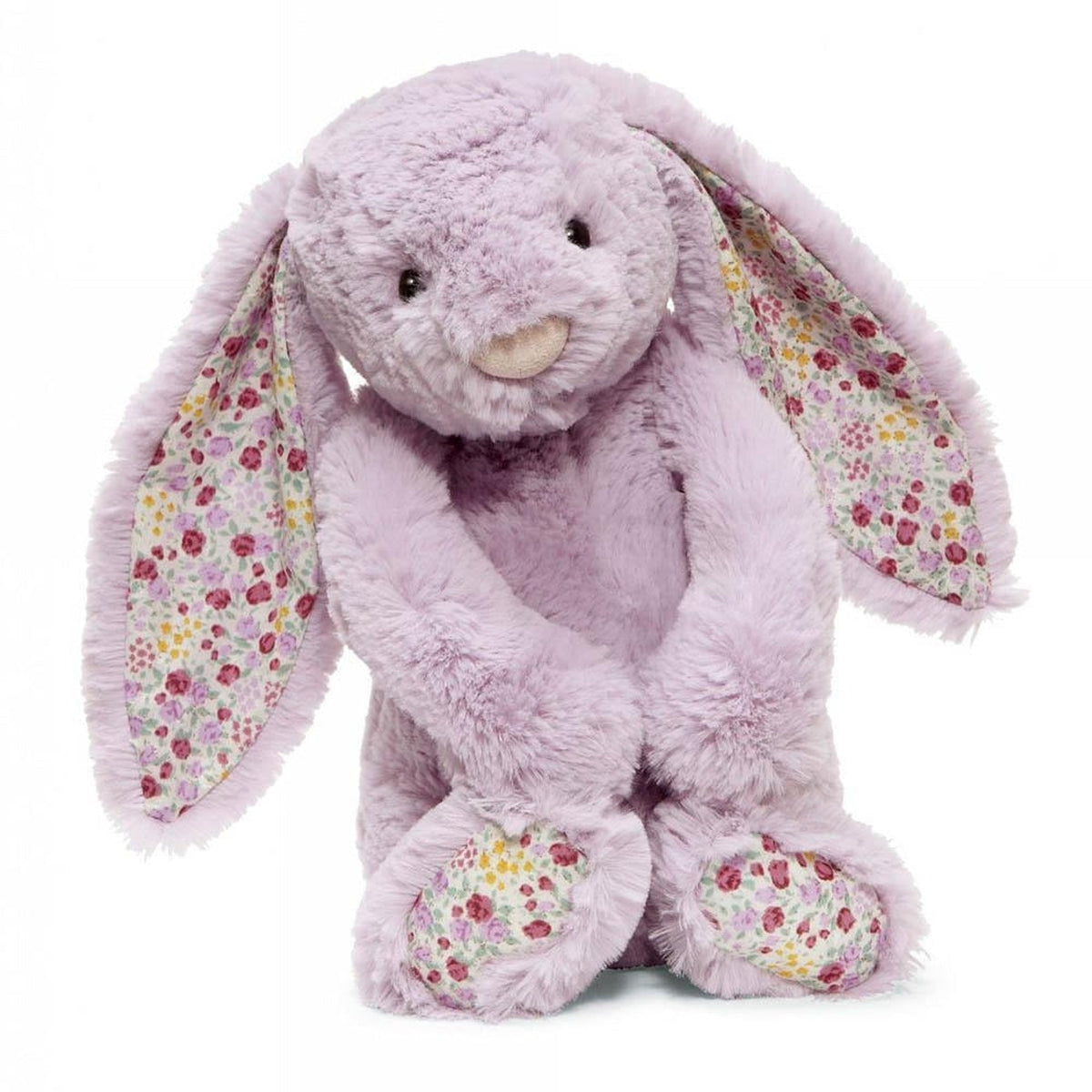 Jellycat bashful jasmine blossom medium bunny-puppets, stuffies & dolls-Jellycat-Dilly Dally Kids