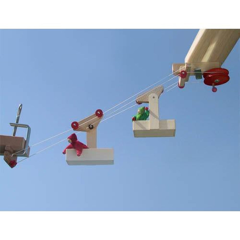 Kraul mini cable car - 2 cars and station – Dilly Dally Kids