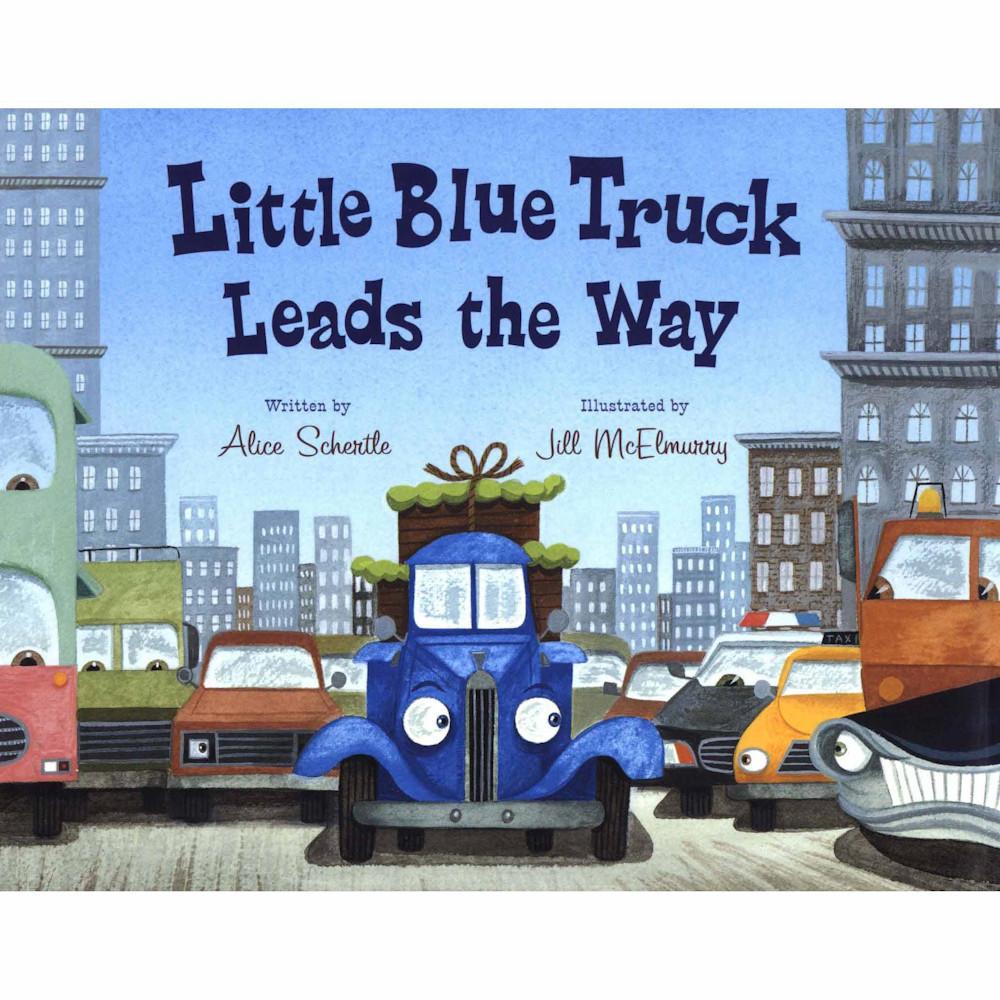 Little Blue Truck Leads the Way board book-books-Raincoast-Dilly Dally Kids