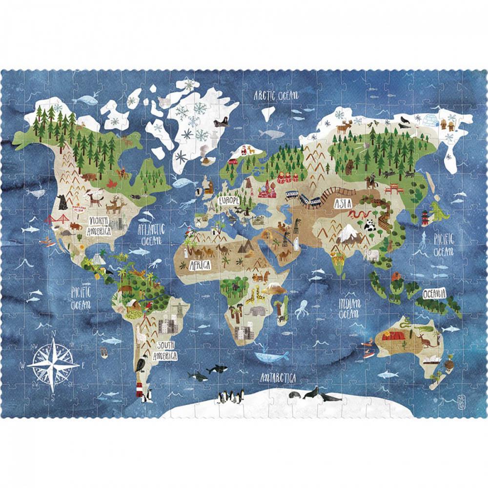 Londji discover the world 200 piece puzzle-puzzles-Fire the Imagination-Dilly Dally Kids