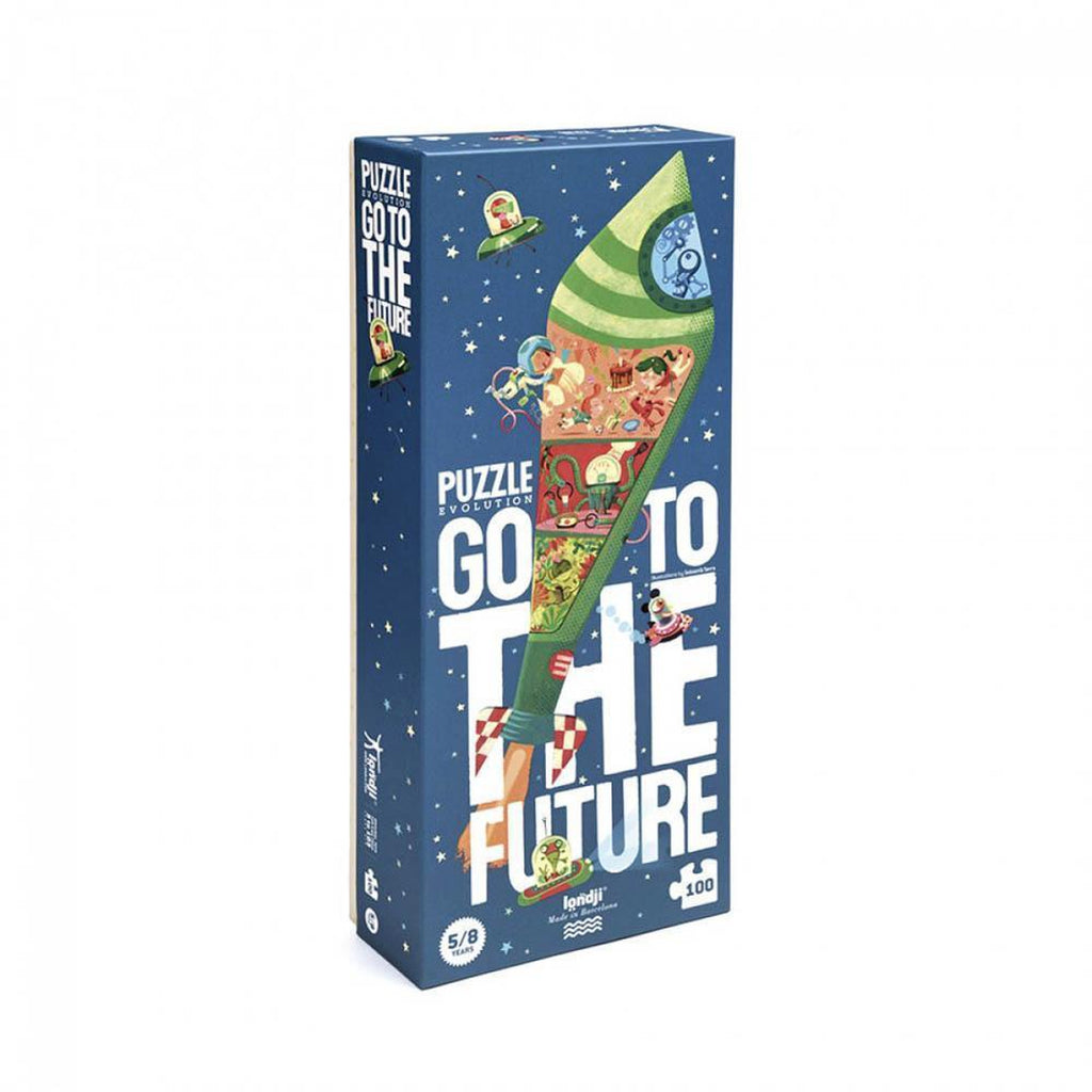 Londji go to the future 100 piece puzzle-puzzles-Fire the Imagination-Dilly Dally Kids
