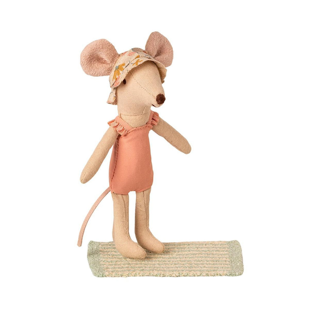 人形 Maileg Maileg little guardian mouse in suitcase – Dilly Dally Kids