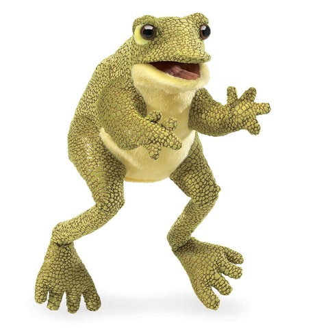 Folkmanis Frog, Funny Puppet