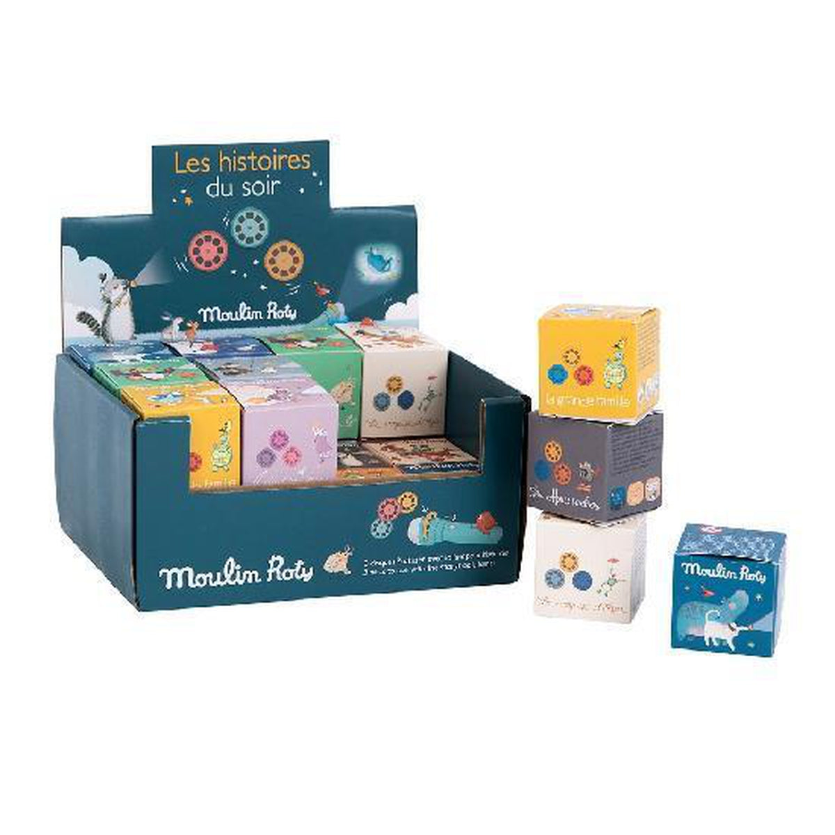 Moulin Roty 3 discs for storybook torch -dans la jungle – Dilly