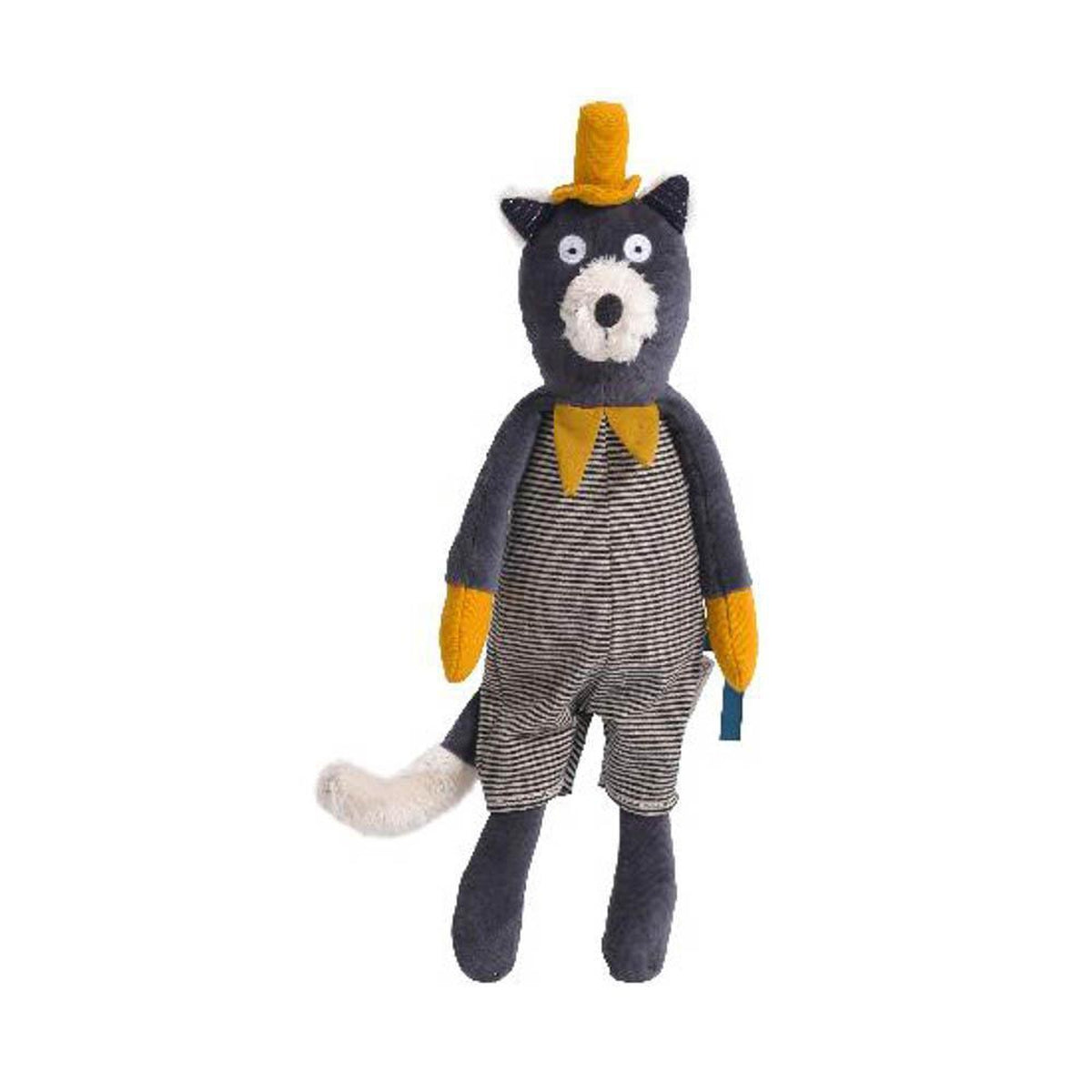 Moulin Roty Alphonse grey cat soft toy-baby-Fire the Imagination-Dilly Dally Kids