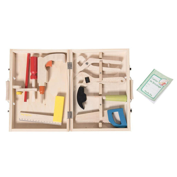 Moulin Roty DIY suitcase tool set – Dilly Dally Kids