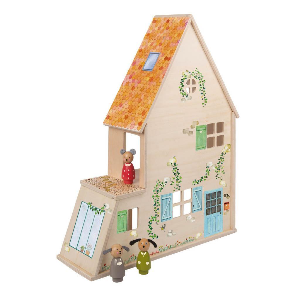 Moulin Roty doll house with furniture-people, animals & lands-Fire the Imagination-Dilly Dally Kids