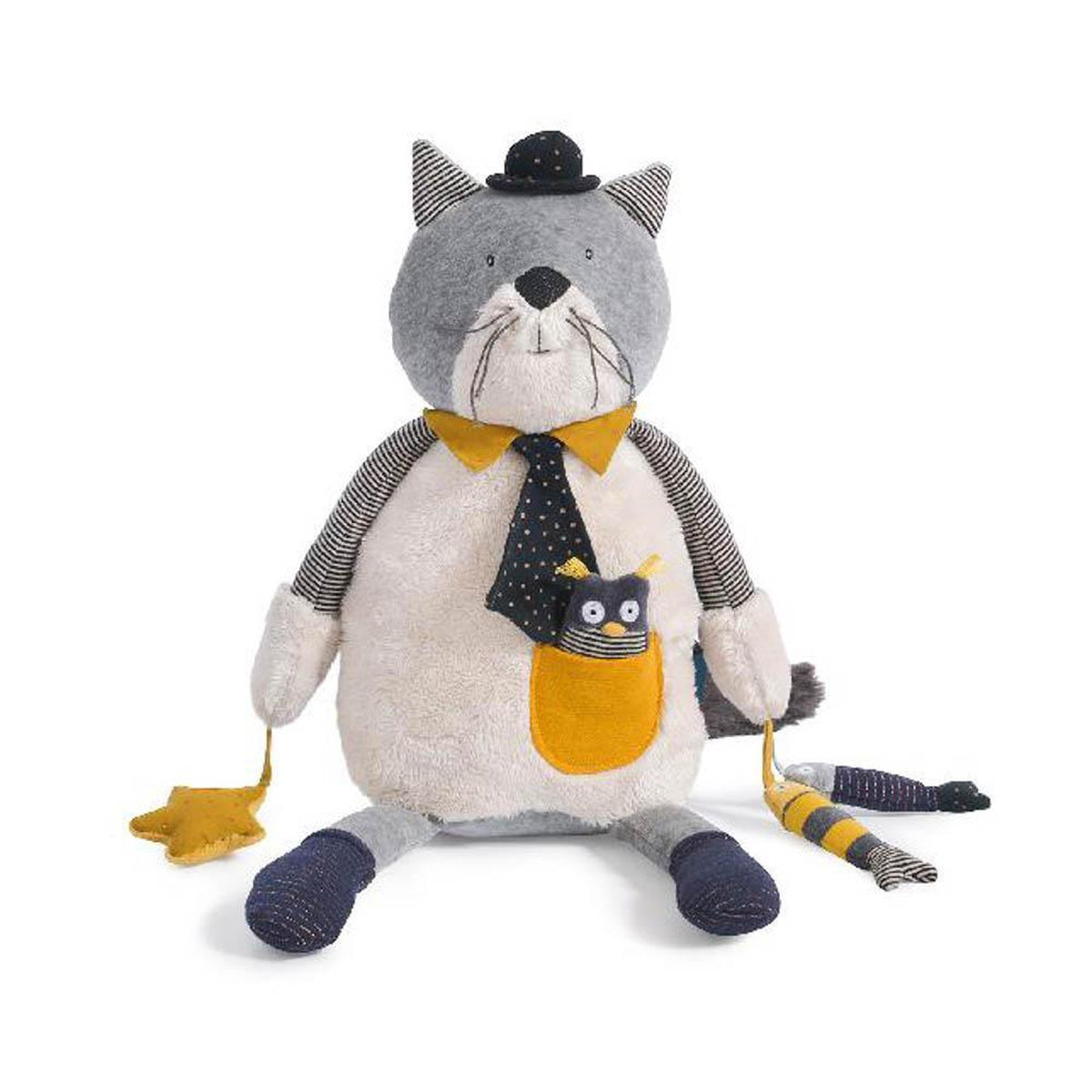 Moulin Roty les moustaches activity cat – Dilly Dally Kids