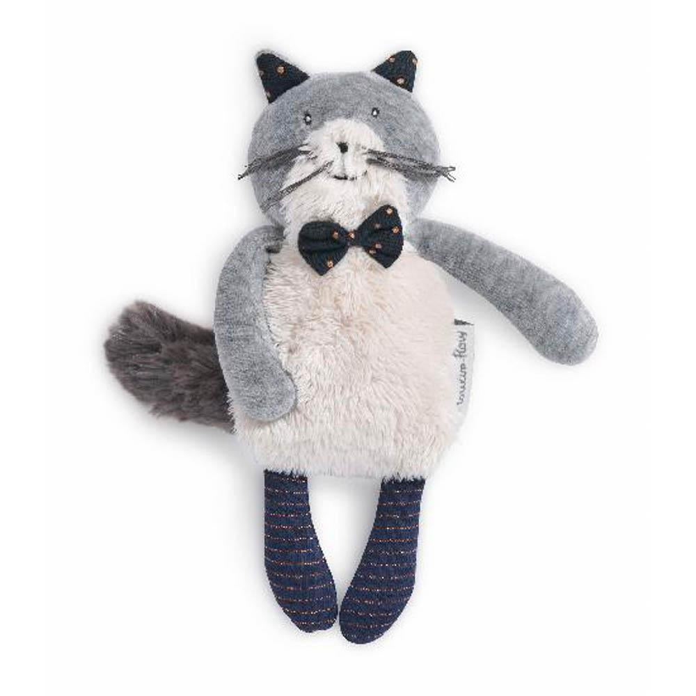 Moulin roty moustaches - Fernand small cat soft toy-baby-Fire the Imagination-Dilly Dally Kids
