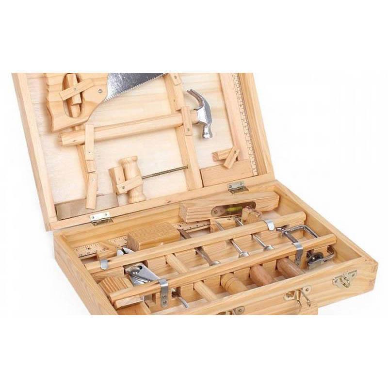 Moulin Roty real tool box set, large-arts & crafts-Fire the Imagination-Dilly Dally Kids
