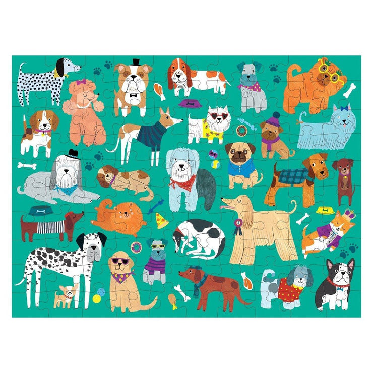 100 Pc Double-Sided Puzzle Cats & Dogs