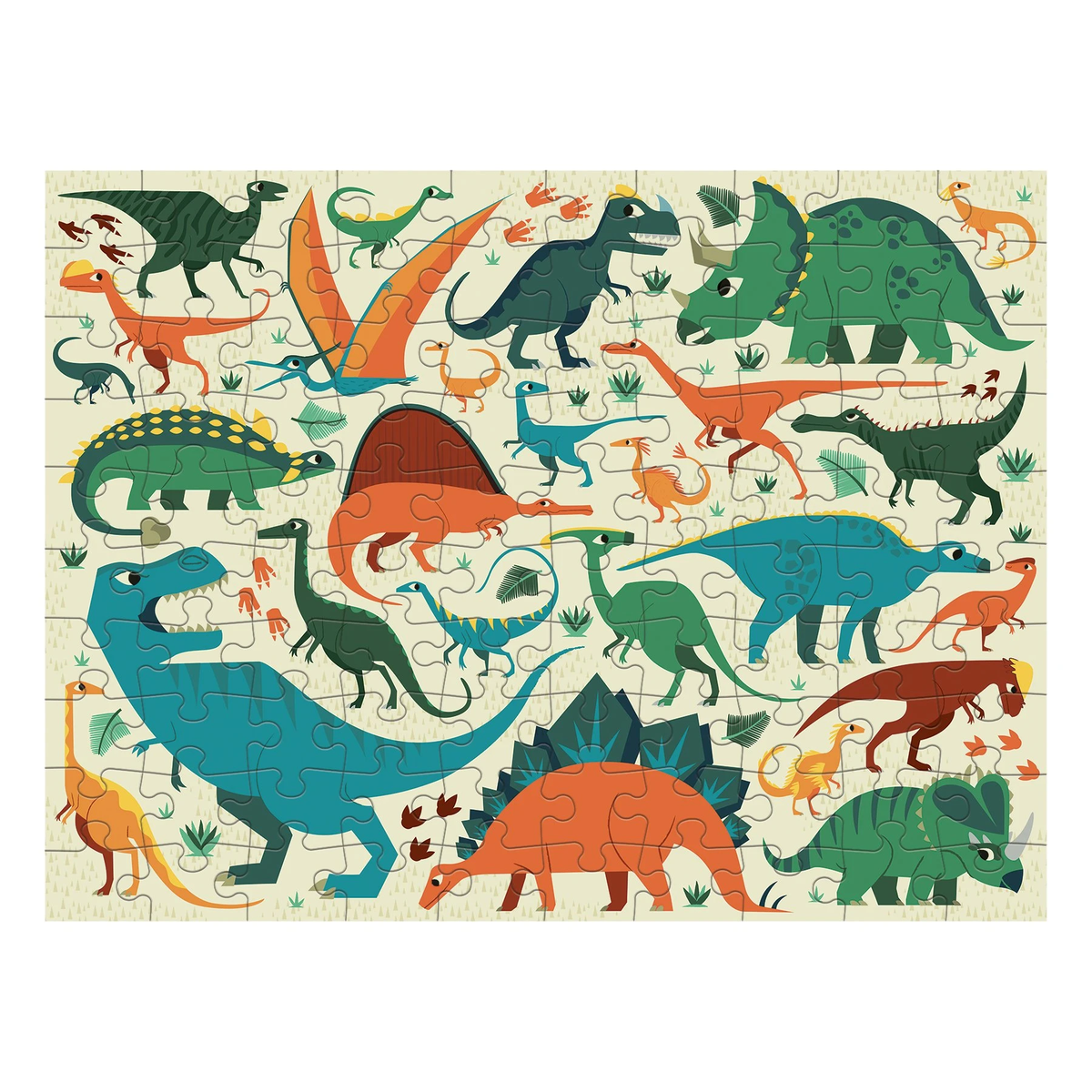 Mighty Dinosaurs Magnetic Puzzle - Mudpuppy