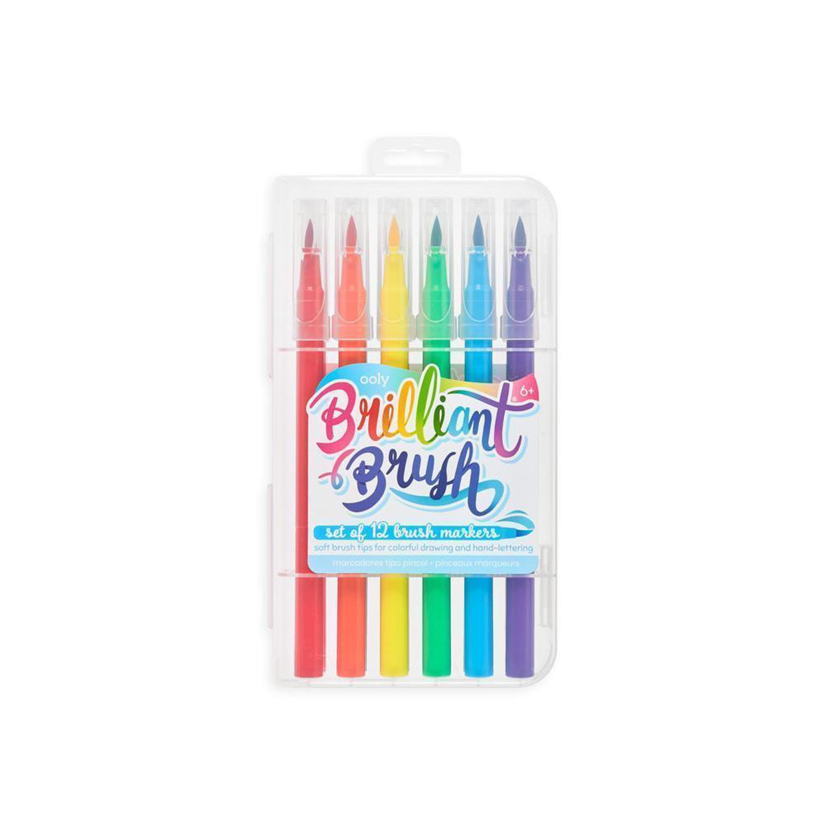 Ooly brilliant brush markers set of 12 – Dilly Dally Kids