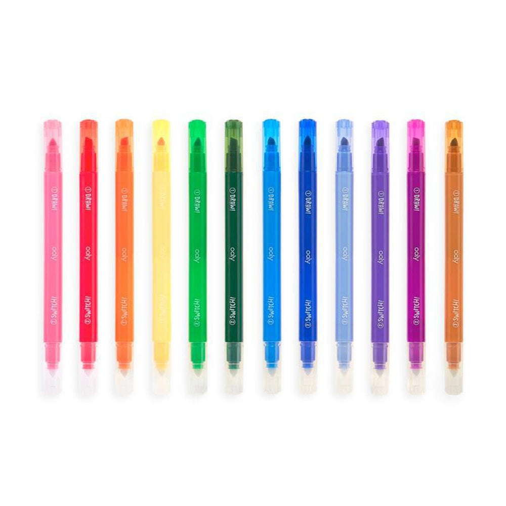 Color changing shop markers
