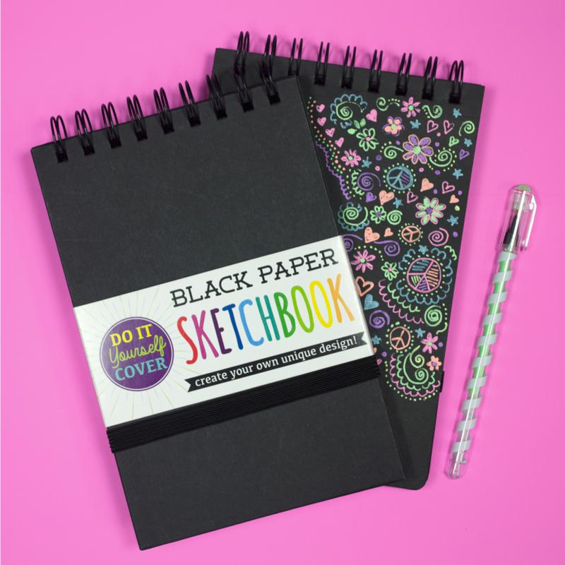 Daler-Rowney Simply Hardbound Sketchbook, Black Cover, Sketch Paper, 4