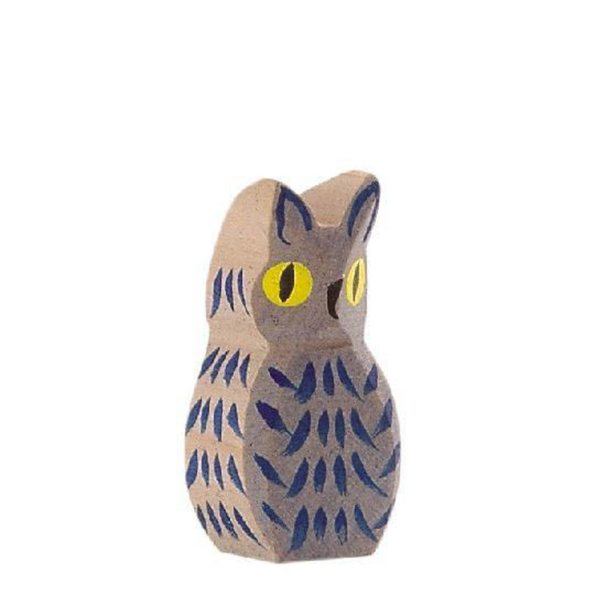 Ostheimer wooden blue owl-people, animals & lands-Fire the Imagination-Dilly Dally Kids