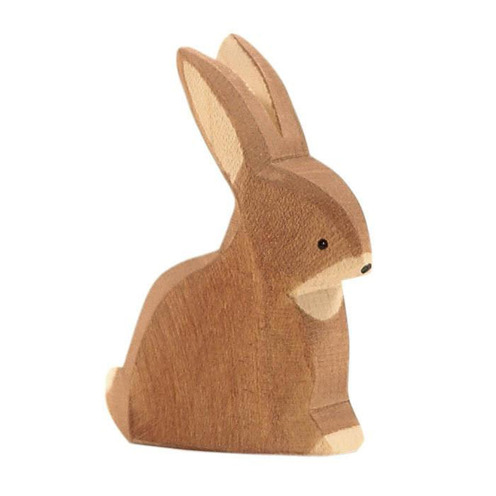 Ostheimer wooden brown rabbit-people, animals & lands-Fire the Imagination-Dilly Dally Kids