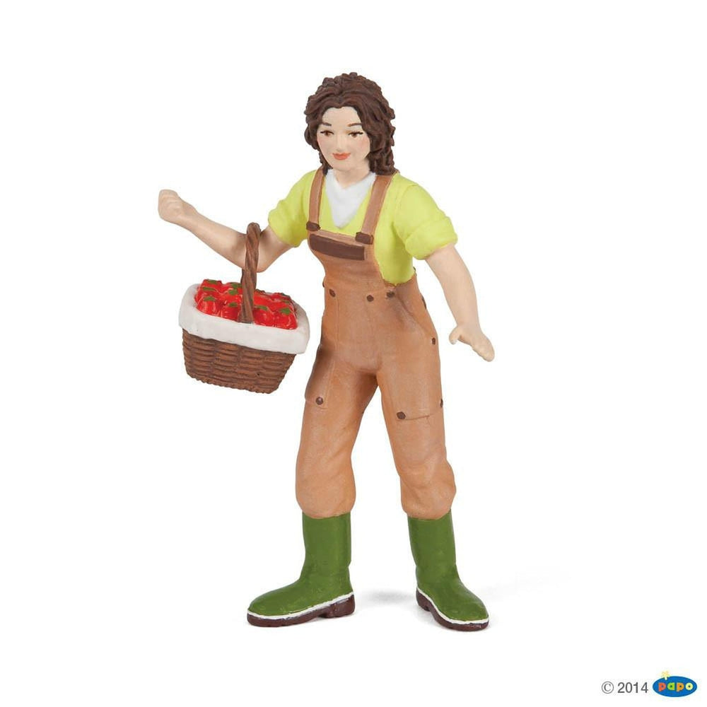 papo farmer woman figure-people, animals & lands-Le Toy Van-Dilly Dally Kids