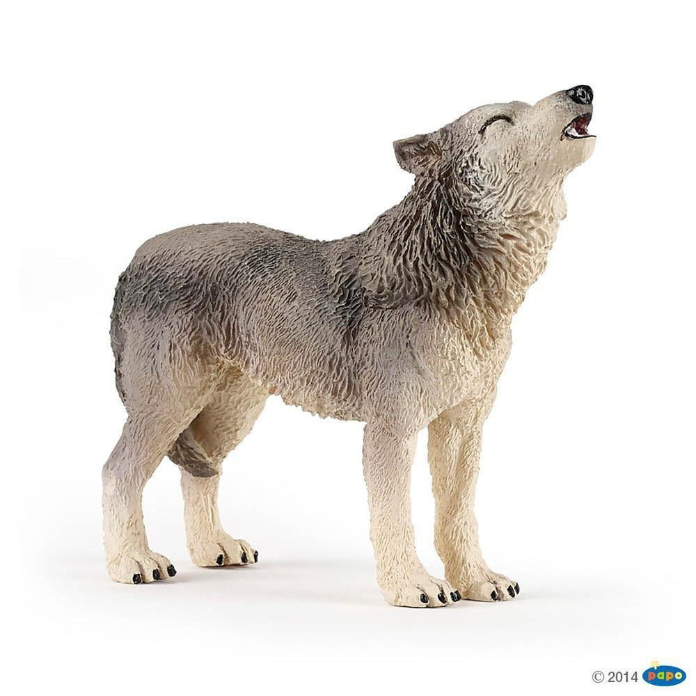 papo howling wolf figure-people, animals & lands-Le Toy Van-Dilly Dally Kids