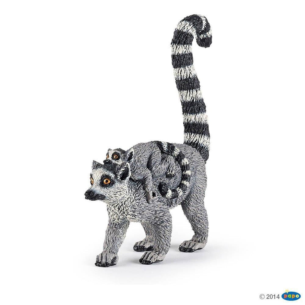 papo lemur and baby figure-people, animals & lands-Le Toy Van-Dilly Dally Kids