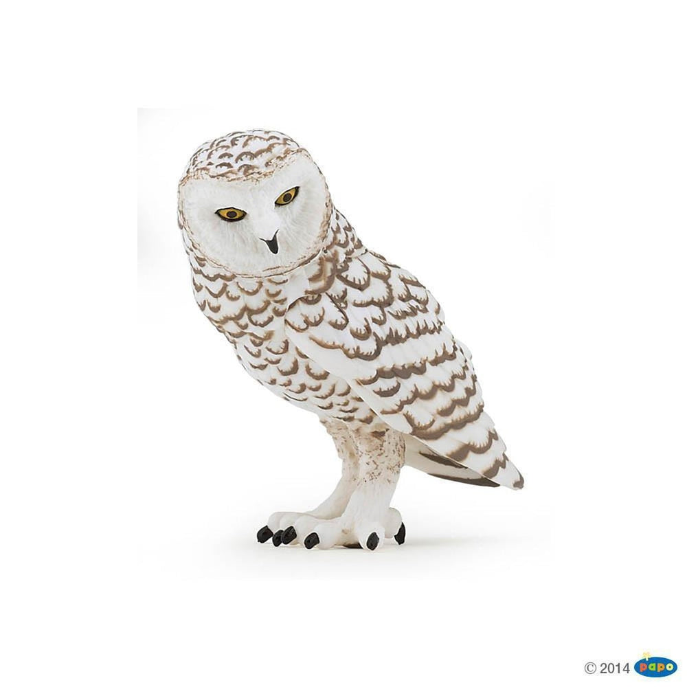 papo snowy owl figure-people, animals & lands-Le Toy Van-Dilly Dally Kids