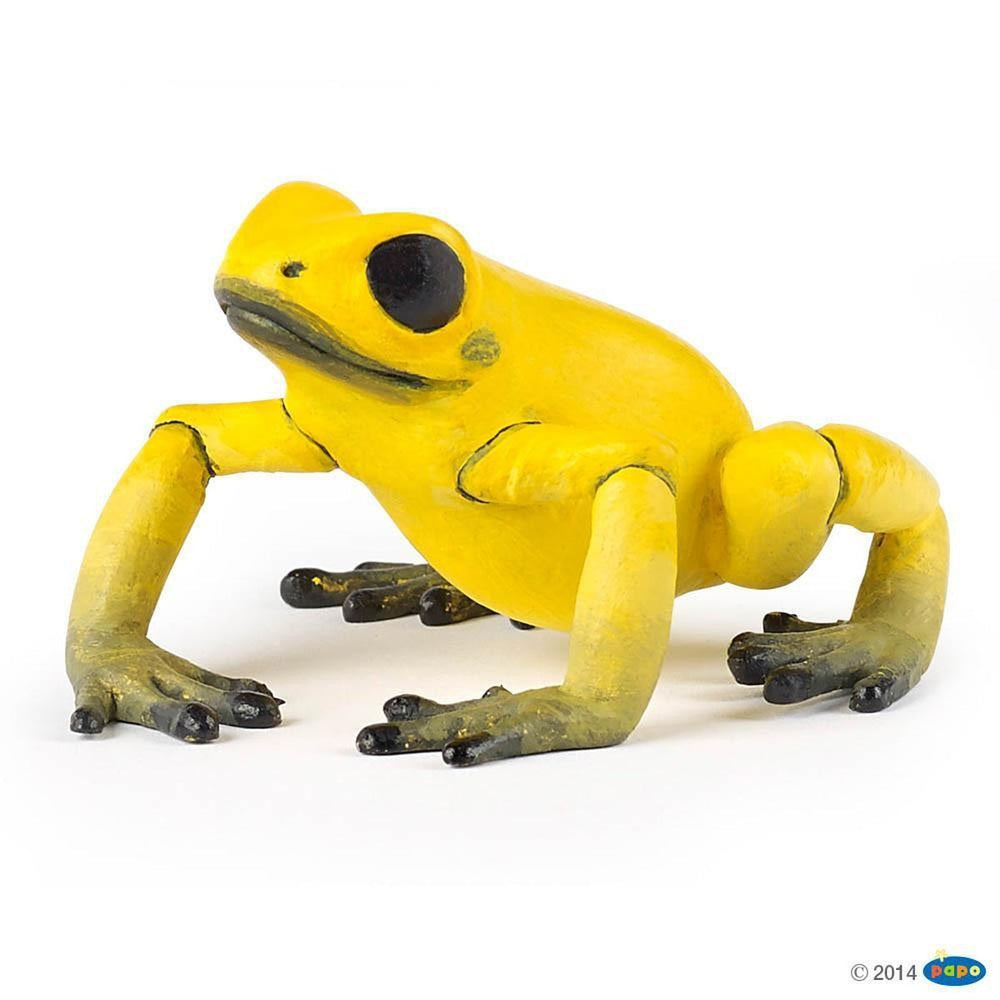 papo yellow frog figure-people, animals & lands-Le Toy Van-Dilly Dally Kids